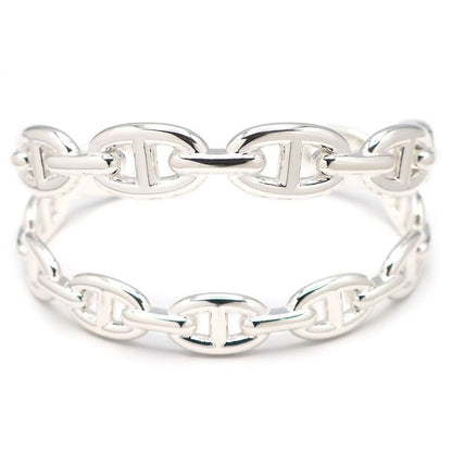 Hermes Chaine D'ancre Double Bracelet ST Silver AG 925 Accessories