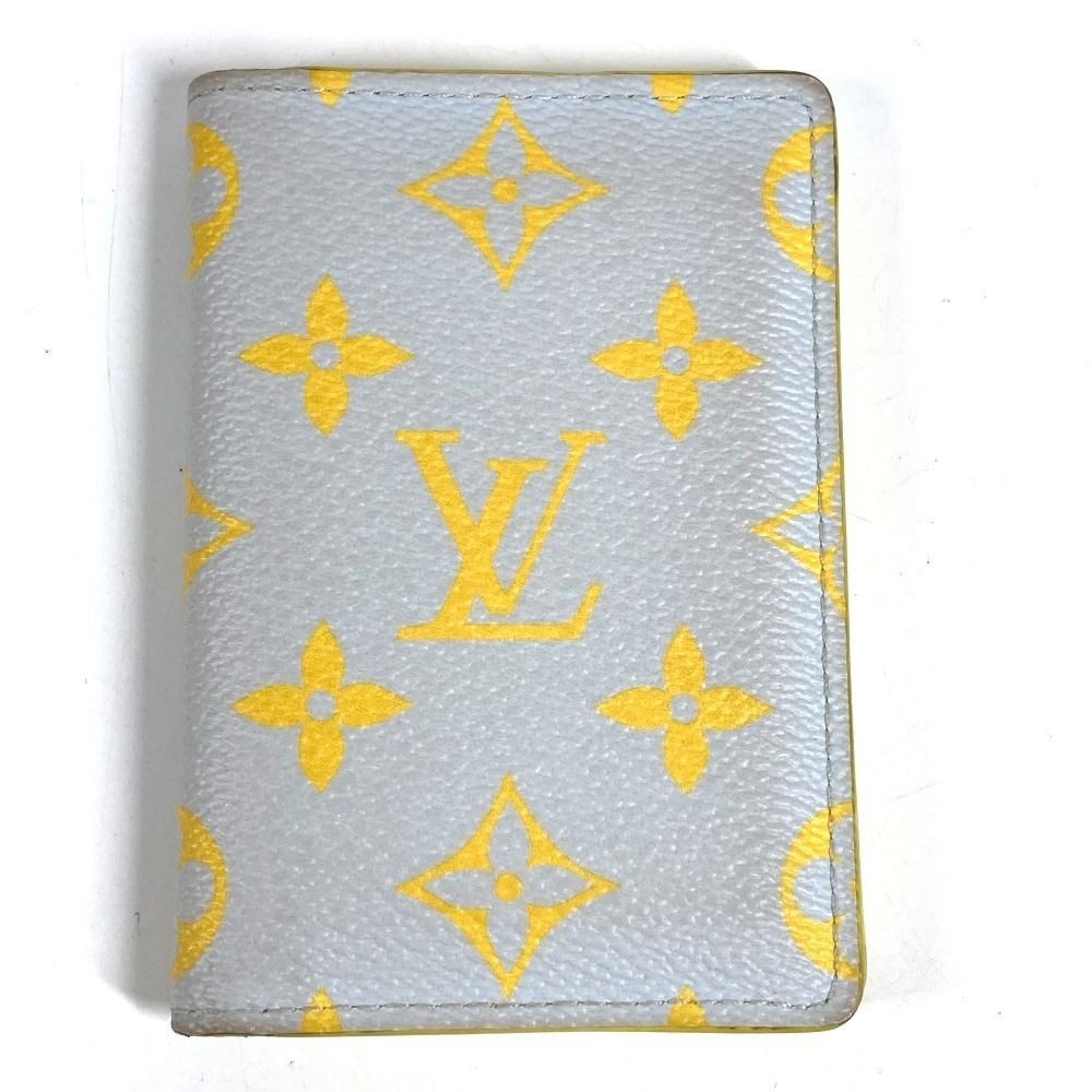 Louis Vuitton Card Case Organizer de Poche Leather Gray