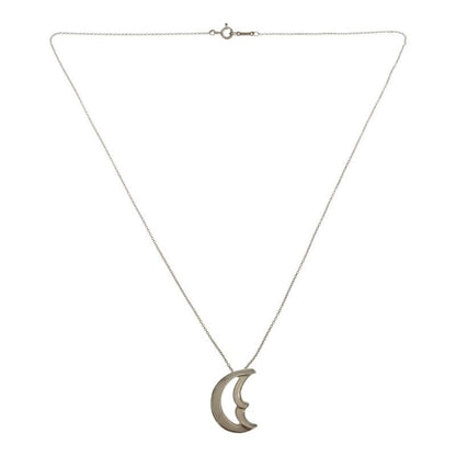 Tiffany & Co Cles St Moon Paloma Picasso Necklace Pendant SV 925