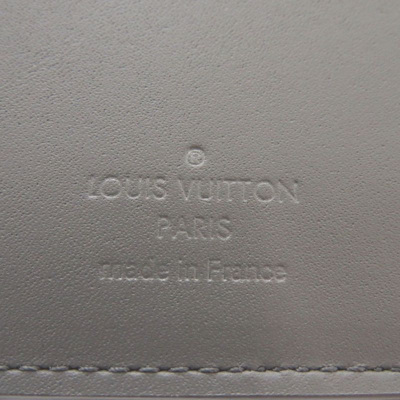 Louis Vuitton Portefeuille Plaza M81335 Monogram Shadow Leather Gray Long