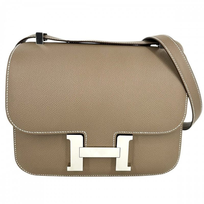 Hermes Shoulder Bag Women Constance 24 Pochette Crossbody Brown