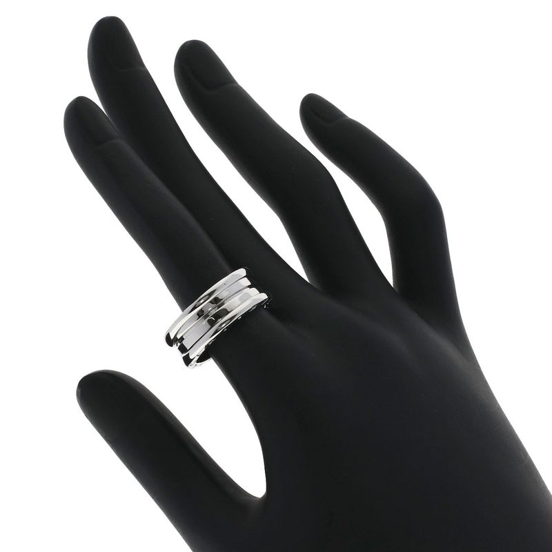 Bvlgari B-zero1 Bee Zero One 2 Band #54 Ring / Ring 18K White Gold Ladies