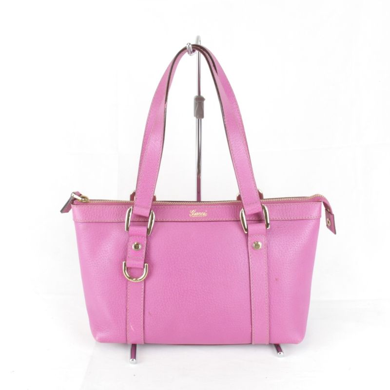 Gucci 141471 2122 Handbag Leather Pink