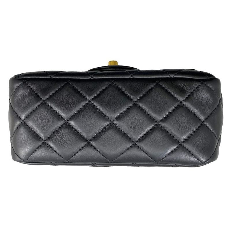 Chanel Shoulder Bag Mini Flap Bag Coco Ball Pearl Crush Chain Shoulder Storage