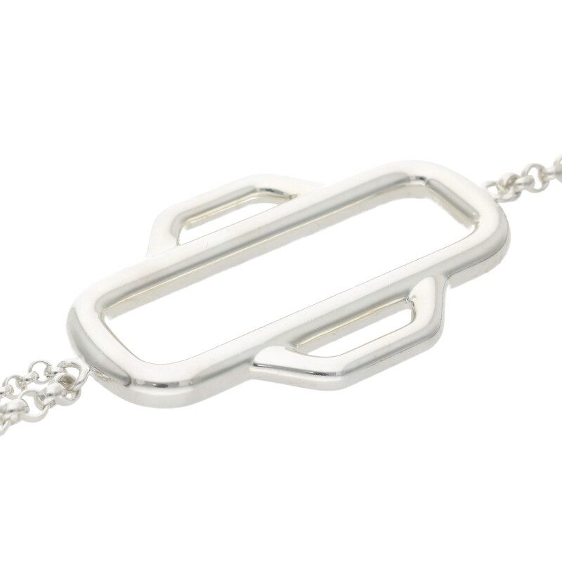 Hermes Attrage 100 Silver Necklace Men's
