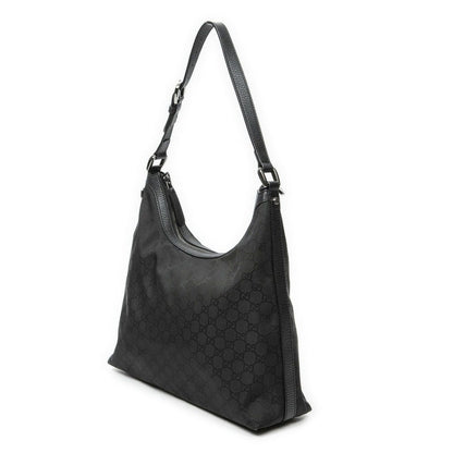 Gucci Charm Hobo Black GG Nylon Canvas — view 2
