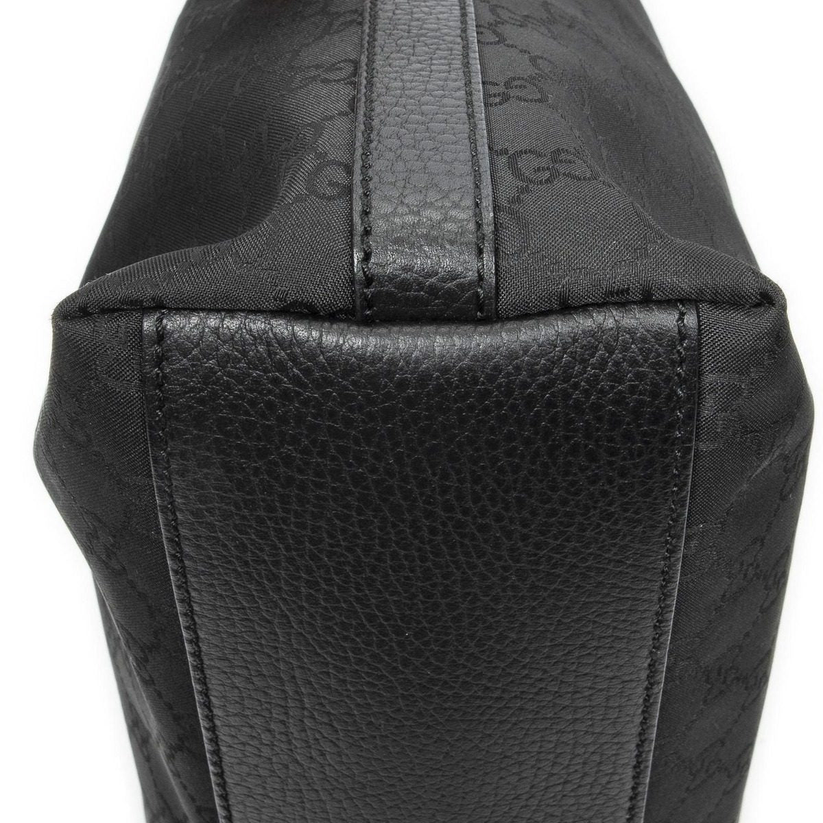 Gucci Charm Hobo Black GG Nylon Canvas — view 7