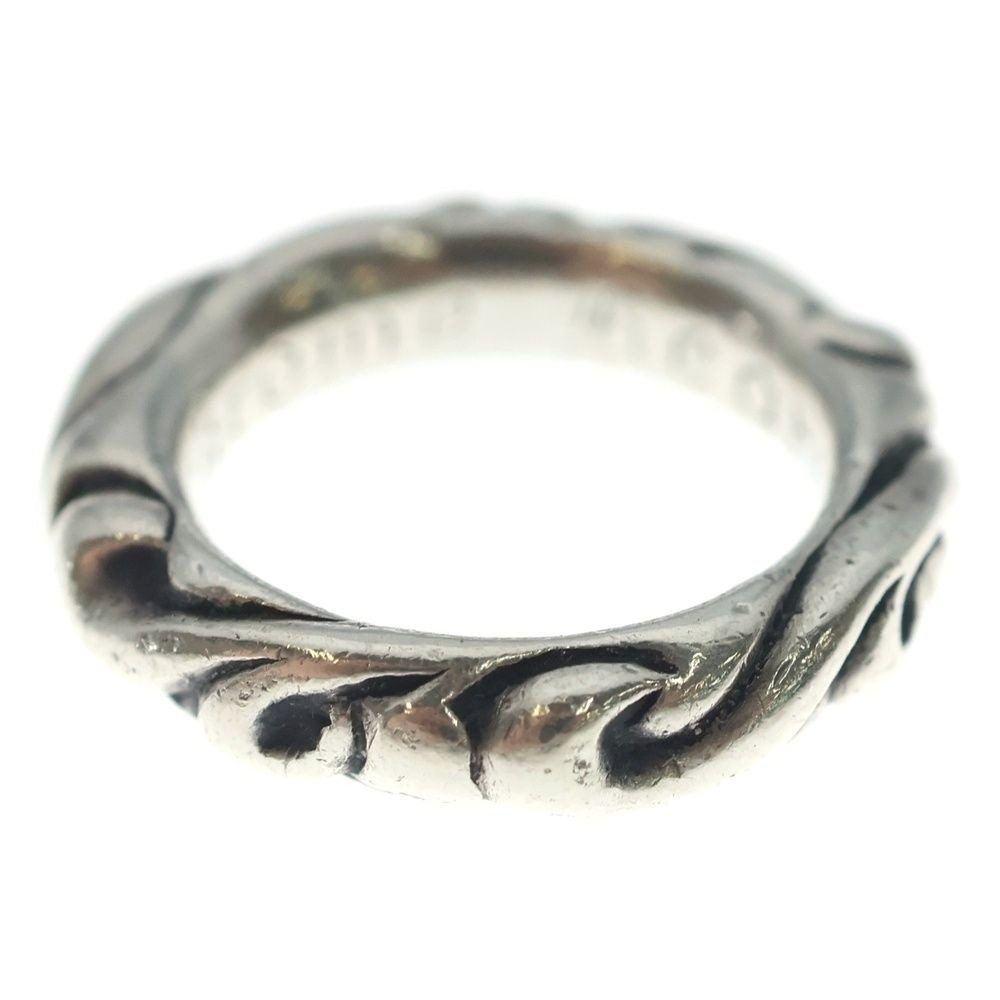 Chrome Hearts Scrl Band Scroll Ring Silver