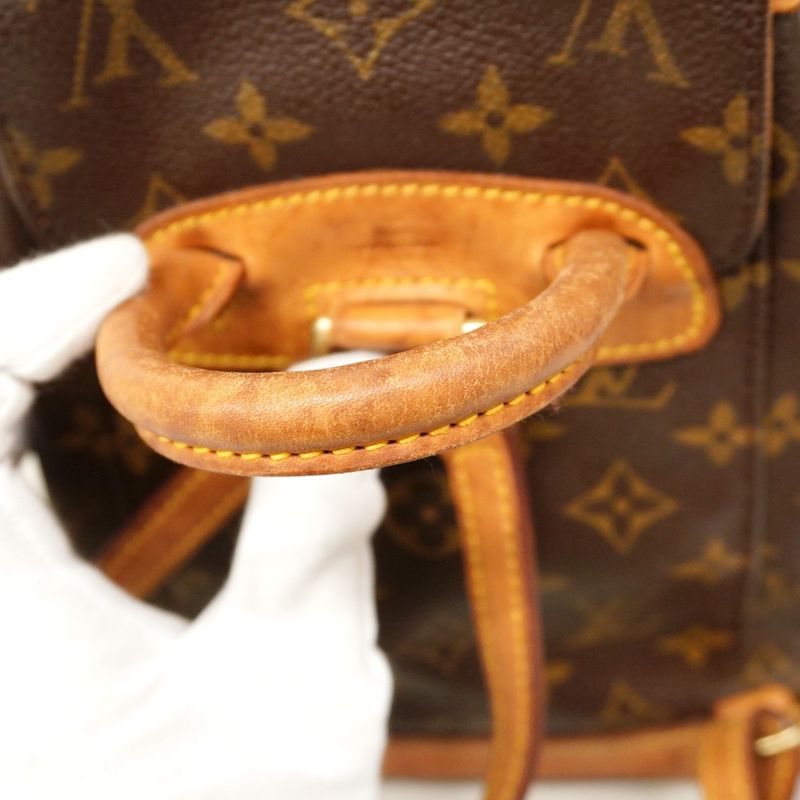 Louis Vuitton Backpack Daypack Monogram Mini Montsouris M51137 Brown Women's