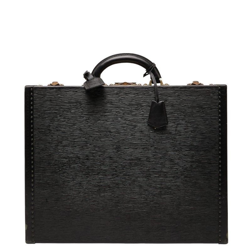 Louis Vuitton Epi President Briefcase Business Bag M54212 Black Leather Men's