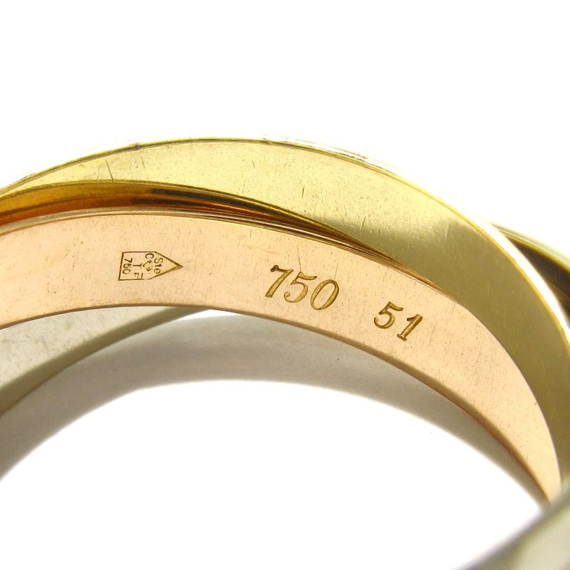Cartier Three Rings 51 Trinity 18K Three Color