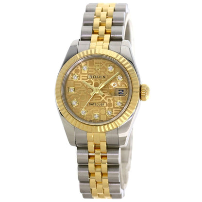 Rolex Datejust Diamond Watch SS Yellow Gold 18k