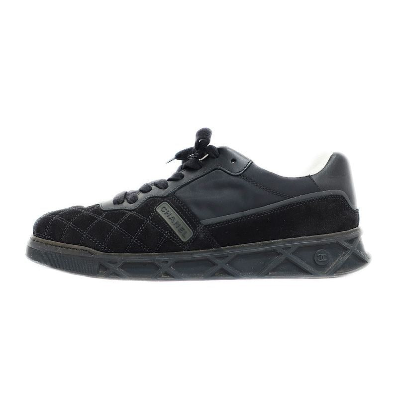 Chanel Sneakers Low Cut Black Size 41