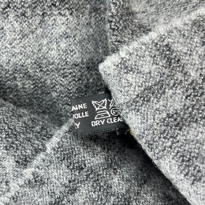 Fendi Scarf Gray Wool Vintage — view 11