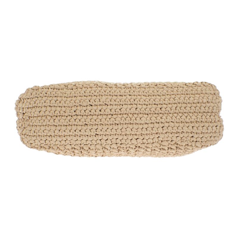 Prada Small Crochet Raffia Style 1bg422 Tote Bag Natural Women's Spring Summer