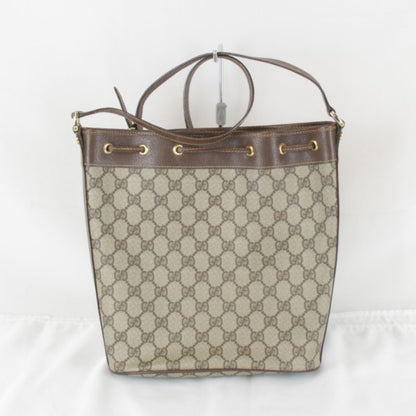 Gucci Old Gucci Drawstring 0011156179 4023 Shoulder Bag GG Supreme Canvas