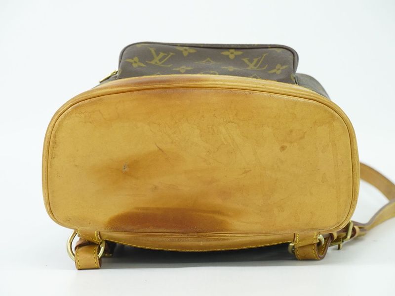 Authentic Louis Vuitton LV Montsouris MM Backpack Sac Backpack Monogram Brown