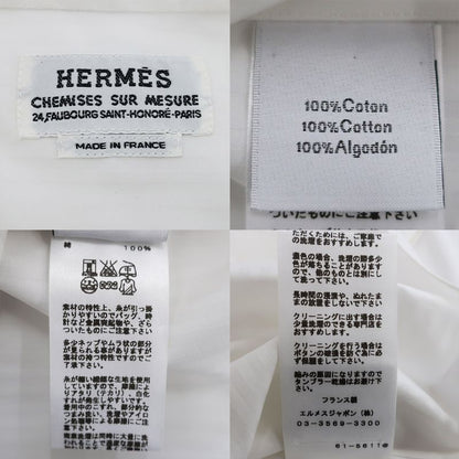 Hermes Serie Dress Shirt Button Down Chemise SUR Mesure Button Shirt
