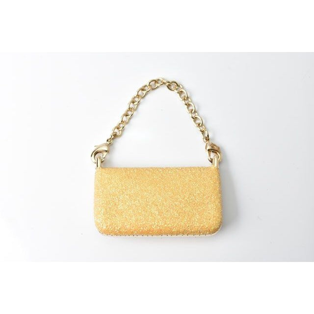 Fendi Key Holder Bag Charm Mamma Bucket Motif Yellow — view 4