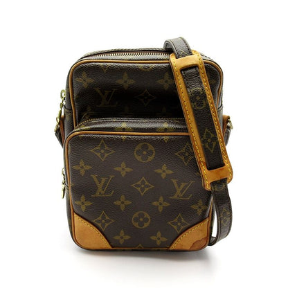 Louis Vuitton Amazon M45236 Monogram Women's Shoulder Bag Brown Excellent