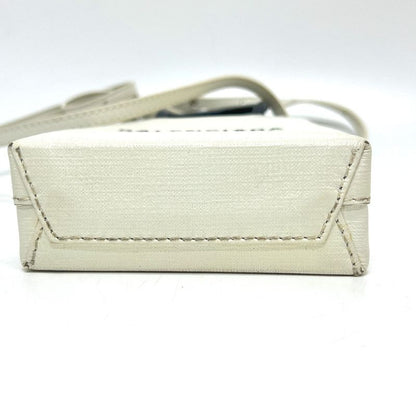 Balenciaga Tote Bag Everyday Shopping Phone Shoulder 593826 Leather White