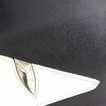 Fendi Bugs Monster 7va433 Calf Black Unisex Clutch Bag