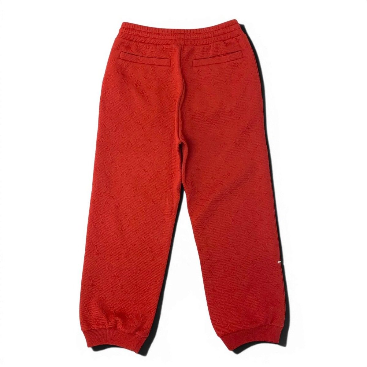 Louis Vuitton LV Monogram Joggers Pants M Red — view 3