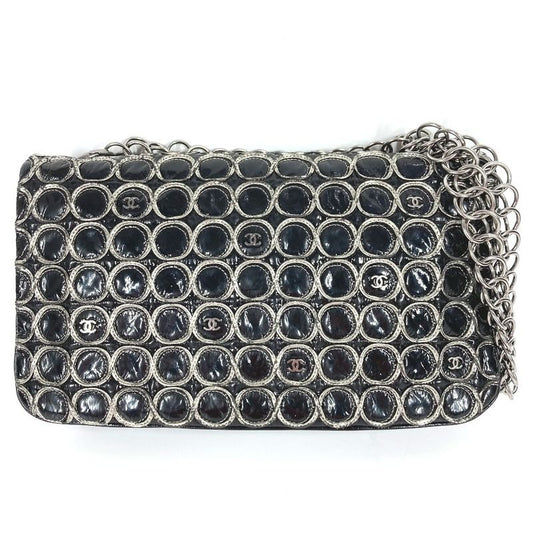 Chanel Shoulder Bag CC Coco Logo Black