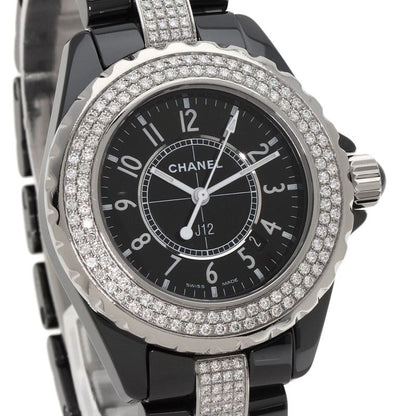 Chanel H1338 J12 33mm (130in) Bezel Bracelet Diamond Wristwatch Ceramic Ceramic