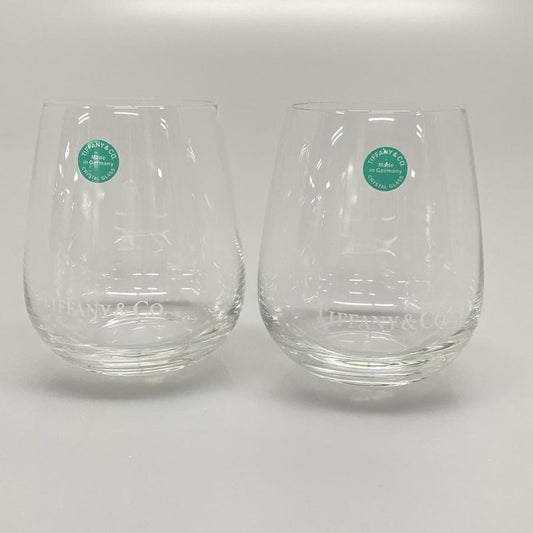 Tiffany & Co Tumbler Clear As Well As A Pair Of Glasses