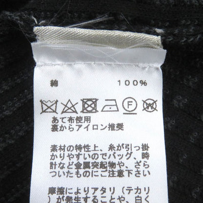 Hermes 2023 Cotton Striped Short Sleeve Knit Cut And Sewn Black XXL Made In