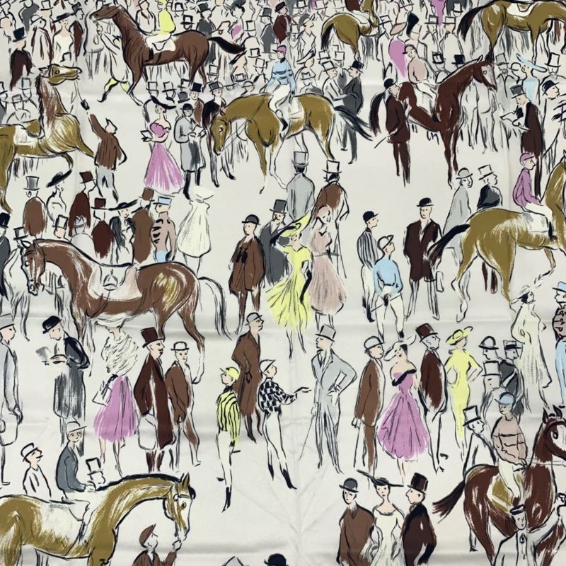 Hermes Carre 90 Silk Scarf Paddock