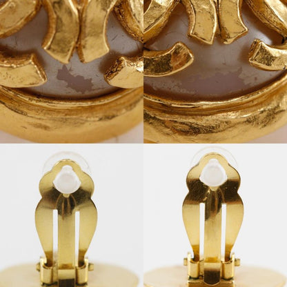 Chanel Triple Coco Mark Vintage Gold Plated And Faux Pearl 94A Ladies 29.4g