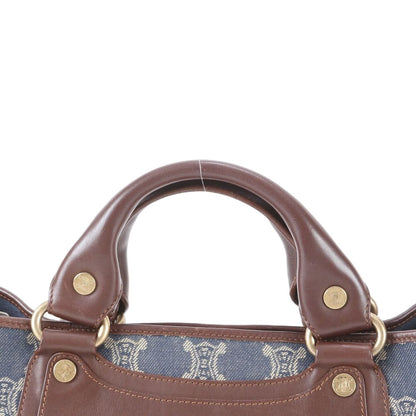 Celine Paris Macadam Boogie with Leather Handbag Tote — view 2