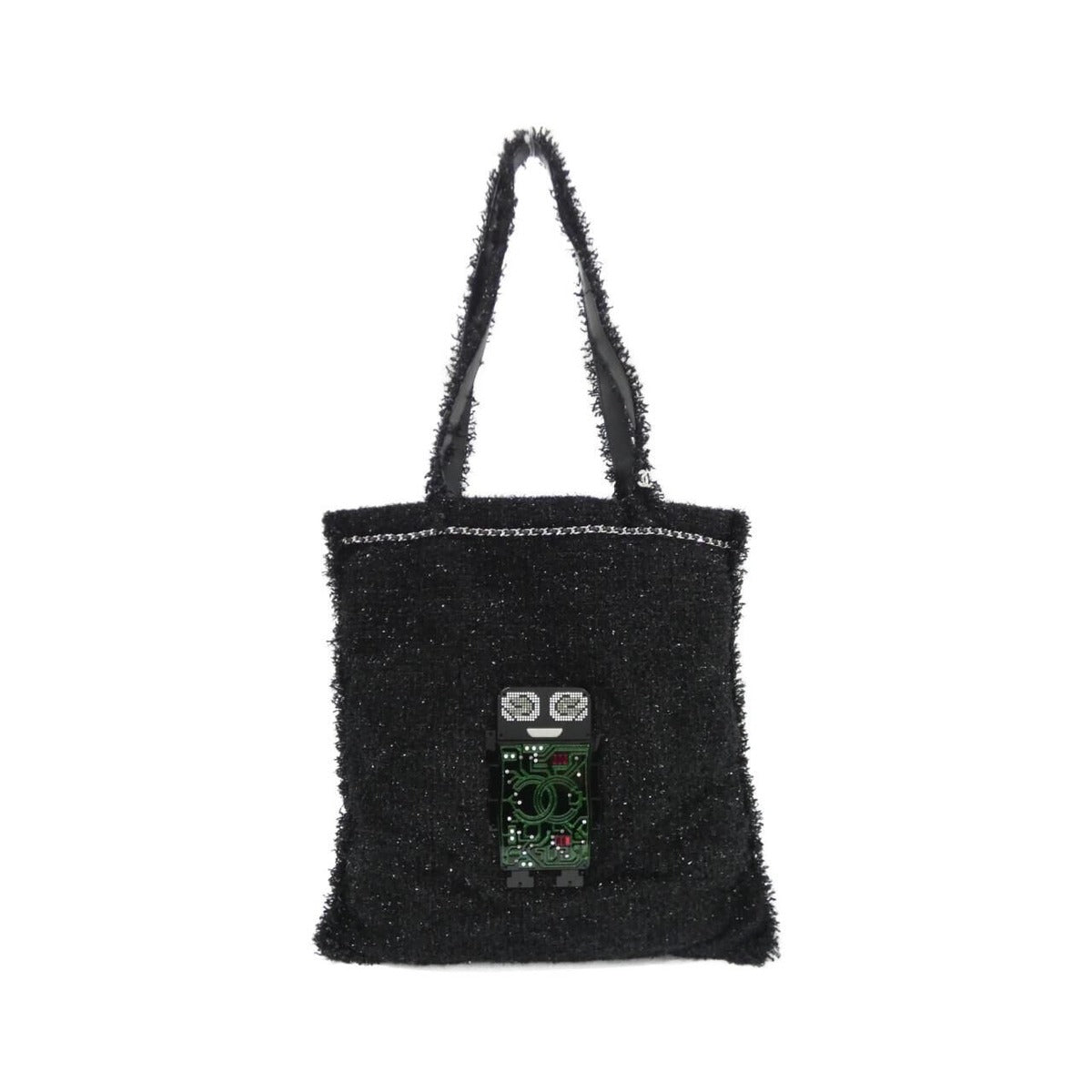 Chanel Bag Tweed Black