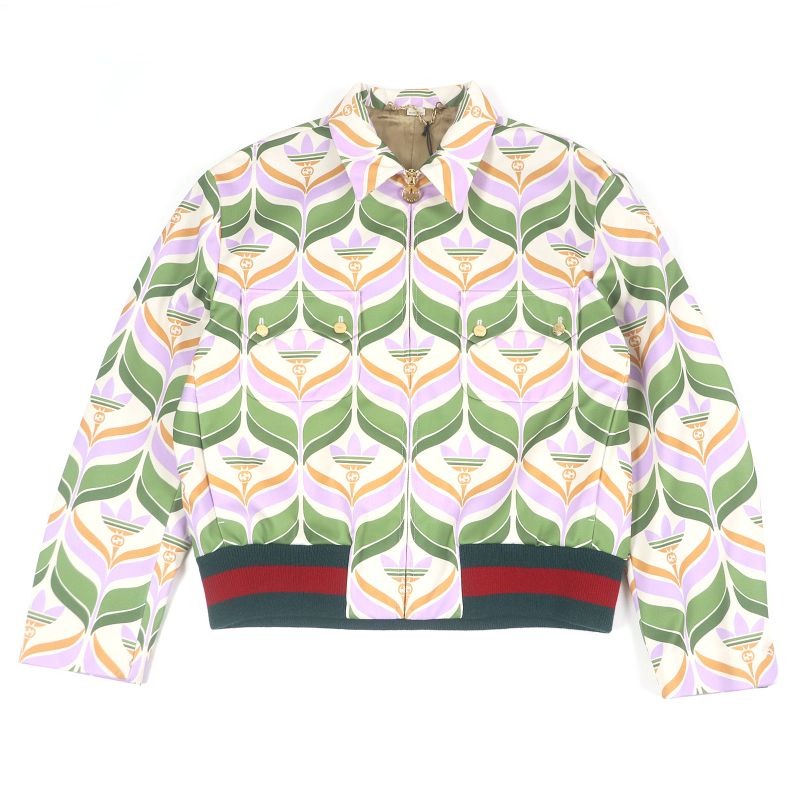 Gucciadidas Trefoil GG Logo Webline Blouson Jacket