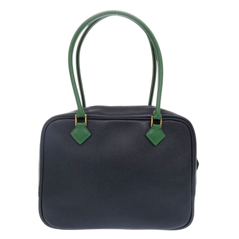 Hermes Mini Prum Courchevel Blue Indigo Veil Handbag Navy 1607