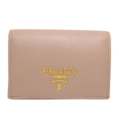 Prada Logo Card Case Leather