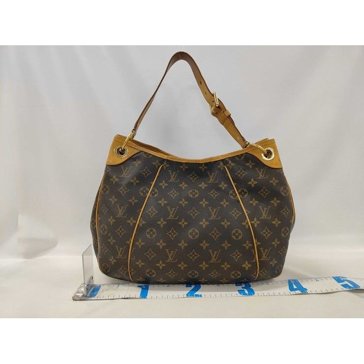 Louis Vuitton Shoulder Bag Monogram Galleria PM Brown Leather — view 2