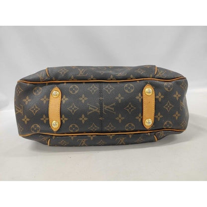 Louis Vuitton Shoulder Bag Monogram Galleria PM Brown Leather — view 7