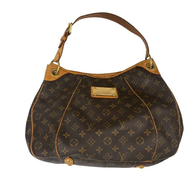 Louis Vuitton Shoulder Bag Monogram Galleria PM Brown Leather