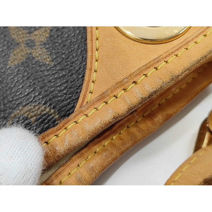 Louis Vuitton Shoulder Bag Monogram Galleria PM Brown Leather — view 8
