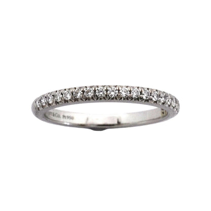 Tiffany & Co Ring Sorest Half Eternity Platinum Diamond — view 2