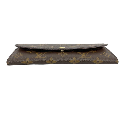 Louis Vuitton Wallet Monogram Portefeuille Emily Brown Rose Velours — view 2