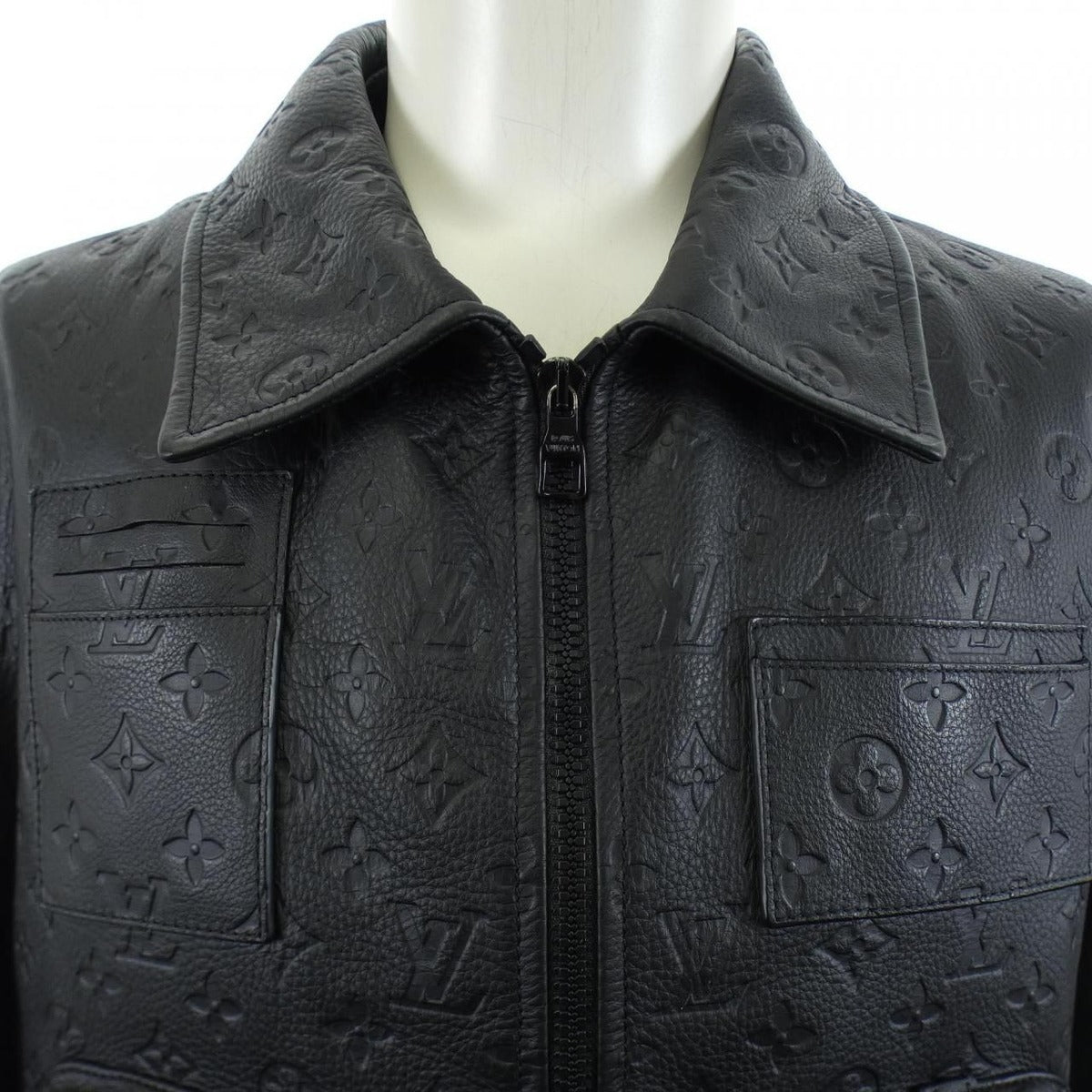 Louis Vuitton Monogram Embossed Utility Jacket Leather — view 5