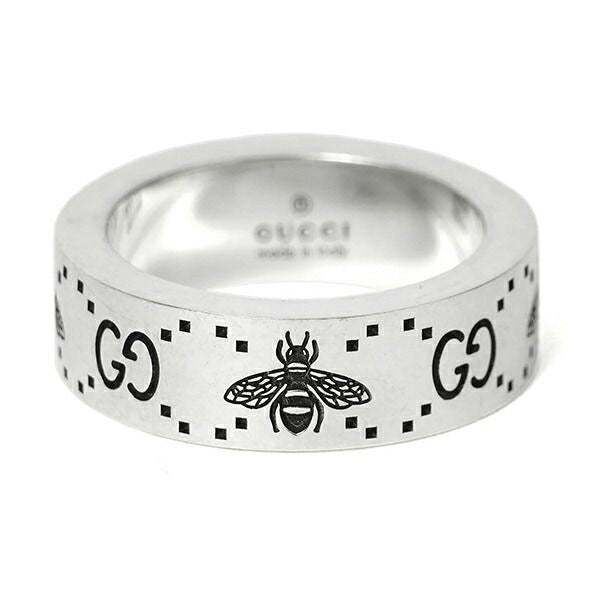 Gucci Ring GG & Bee Silver