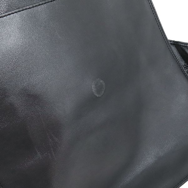 Chanel Shoulder Bag Logo Sakosh Leather Black 59***** [storage Bag