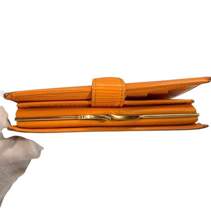 2841 Louis Vuitton Porte Monet Vieux Viennois Epi Orange Clasp M6324h Preowned