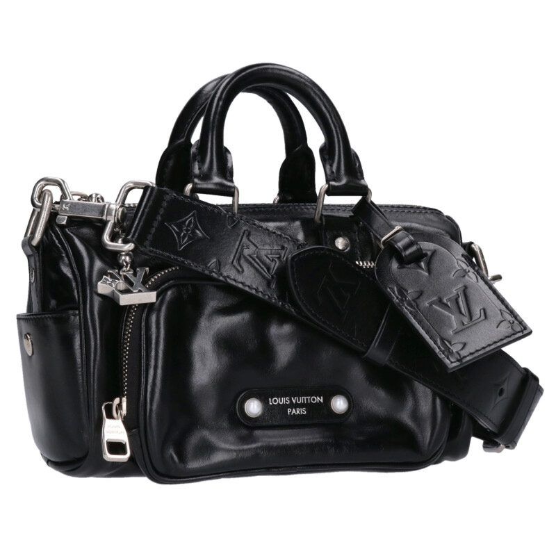 Louis Vuitton M13988 Keepall Cargo Shoulder Bag With LV Night Charm Men's