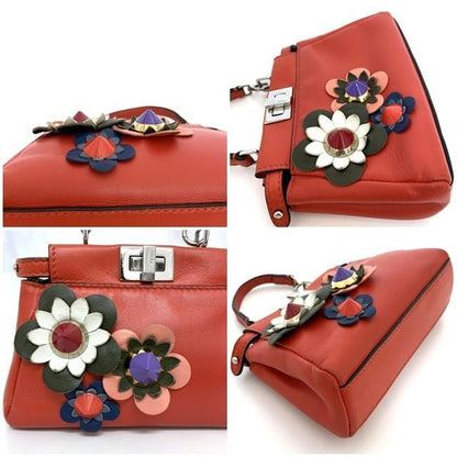 Fendi 2 way Bag Micro Peekaboo F21342 Red